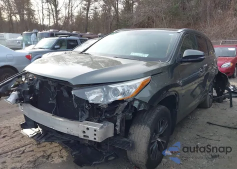 2016 Toyota Highlander Xle V6 from USA, damaged, VIN 5TDJKRFH7GS353102